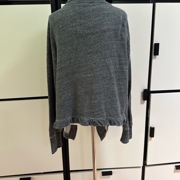 Abercrombie & Fitch Charcoal Open Front Cardigan - Picture 8 of 11